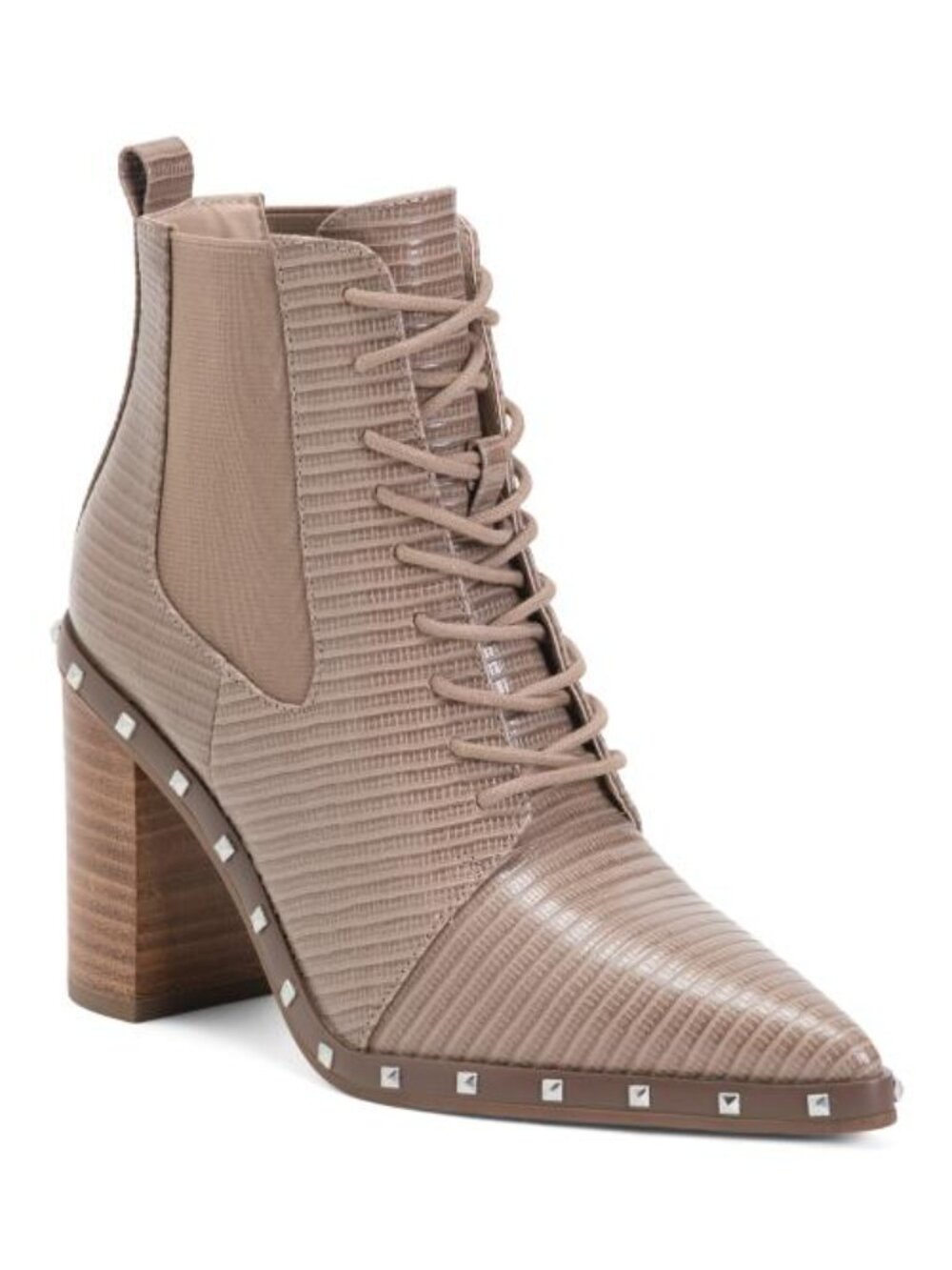 CHARLES DAVID Debate Lace Up Booties